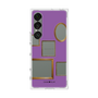 プレミアムスクエアケース［ Photo Frames - Purple ］
