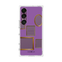 プレミアムスクエアケース［ Photo Frames - Purple ］