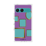 プレミアムスクエアケース［ Photo Frames - Purple ］