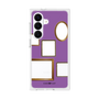 プレミアムスクエアケース［ Photo Frames - Purple ］