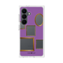 プレミアムスクエアケース［ Photo Frames - Purple ］