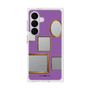 プレミアムスクエアケース［ Photo Frames - Purple ］