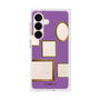 プレミアムスクエアケース［ Photo Frames - Purple ］