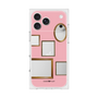 プレミアムスクエアケース［ Photo Frames - Pink ］