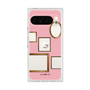 プレミアムスクエアケース［ Photo Frames - Pink ］