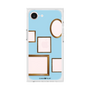 プレミアムスクエアケース［ Photo Frames - Light Blue ］