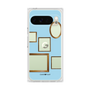 プレミアムスクエアケース［ Photo Frames - Light Blue ］