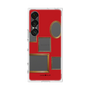 プレミアムスクエアケース［ Photo Frames - Red ］