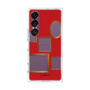 プレミアムスクエアケース［ Photo Frames - Red ］