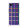 プレミアムスクエアケース［ Tartan Check - Purple ］
