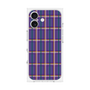 プレミアムスクエアケース［ Tartan Check - Purple ］