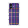 プレミアムスクエアケース［ Tartan Check - Purple ］