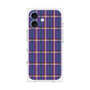 プレミアムスクエアケース［ Tartan Check - Purple ］