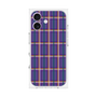 プレミアムスクエアケース［ Tartan Check - Purple ］