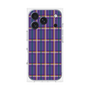 プレミアムスクエアケース［ Tartan Check - Purple ］