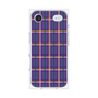 プレミアムスクエアケース［ Tartan Check - Purple ］