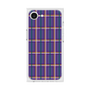 プレミアムスクエアケース［ Tartan Check - Purple ］