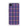 プレミアムスクエアケース［ Tartan Check - Purple ］