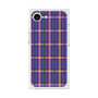 プレミアムスクエアケース［ Tartan Check - Purple ］