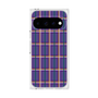 プレミアムスクエアケース［ Tartan Check - Purple ］