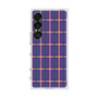 プレミアムスクエアケース［ Tartan Check - Purple ］