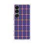 プレミアムスクエアケース［ Tartan Check - Purple ］