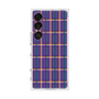 プレミアムスクエアケース［ Tartan Check - Purple ］