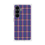プレミアムスクエアケース［ Tartan Check - Purple ］
