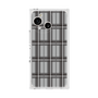 プレミアムスクエアケース［ Tartan Check - Gray ］