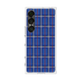 プレミアムスクエアケース［ Tartan Check - Blue ］
