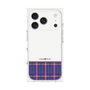 プレミアムスクエアケース［ CASEPLAY Tartan Check - Purple ］
