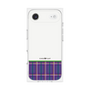 プレミアムスクエアケース［ CASEPLAY Tartan Check - Purple ］