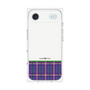 プレミアムスクエアケース［ CASEPLAY Tartan Check - Purple ］