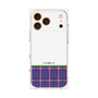 プレミアムスクエアケース［ CASEPLAY Tartan Check - Purple ］