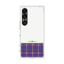 プレミアムスクエアケース［ CASEPLAY Tartan Check - Purple ］