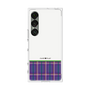 プレミアムスクエアケース［ CASEPLAY Tartan Check - Purple ］