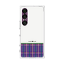 プレミアムスクエアケース［ CASEPLAY Tartan Check - Purple ］
