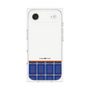 プレミアムスクエアケース［ CASEPLAY Tartan Check - Blue ］