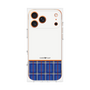 プレミアムスクエアケース［ CASEPLAY Tartan Check - Blue ］