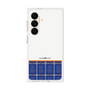 プレミアムスクエアケース［ CASEPLAY Tartan Check - Blue ］