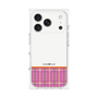 プレミアムスクエアケース［ CASEPLAY Tartan Check - Pink ］