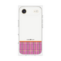 プレミアムスクエアケース［ CASEPLAY Tartan Check - Pink ］