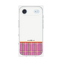 プレミアムスクエアケース［ CASEPLAY Tartan Check - Pink ］