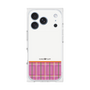 プレミアムスクエアケース［ CASEPLAY Tartan Check - Pink ］