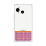 プレミアムスクエアケース［ CASEPLAY Tartan Check - Pink ］