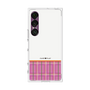 プレミアムスクエアケース［ CASEPLAY Tartan Check - Pink ］