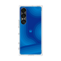 プレミアムスクエアケース［ CASEPLAY Winding Pattern - Blue ］