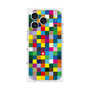 プレミアムスクエアケース［ CASEPLAY Rainbow Check ］