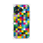 プレミアムスクエアケース［ CASEPLAY Rainbow Check ］
