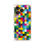 プレミアムスクエアケース［ CASEPLAY Rainbow Check ］